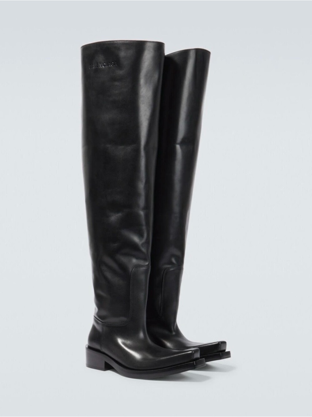 Balenciaga Black Santiago Boots Men's FW23 Size 43